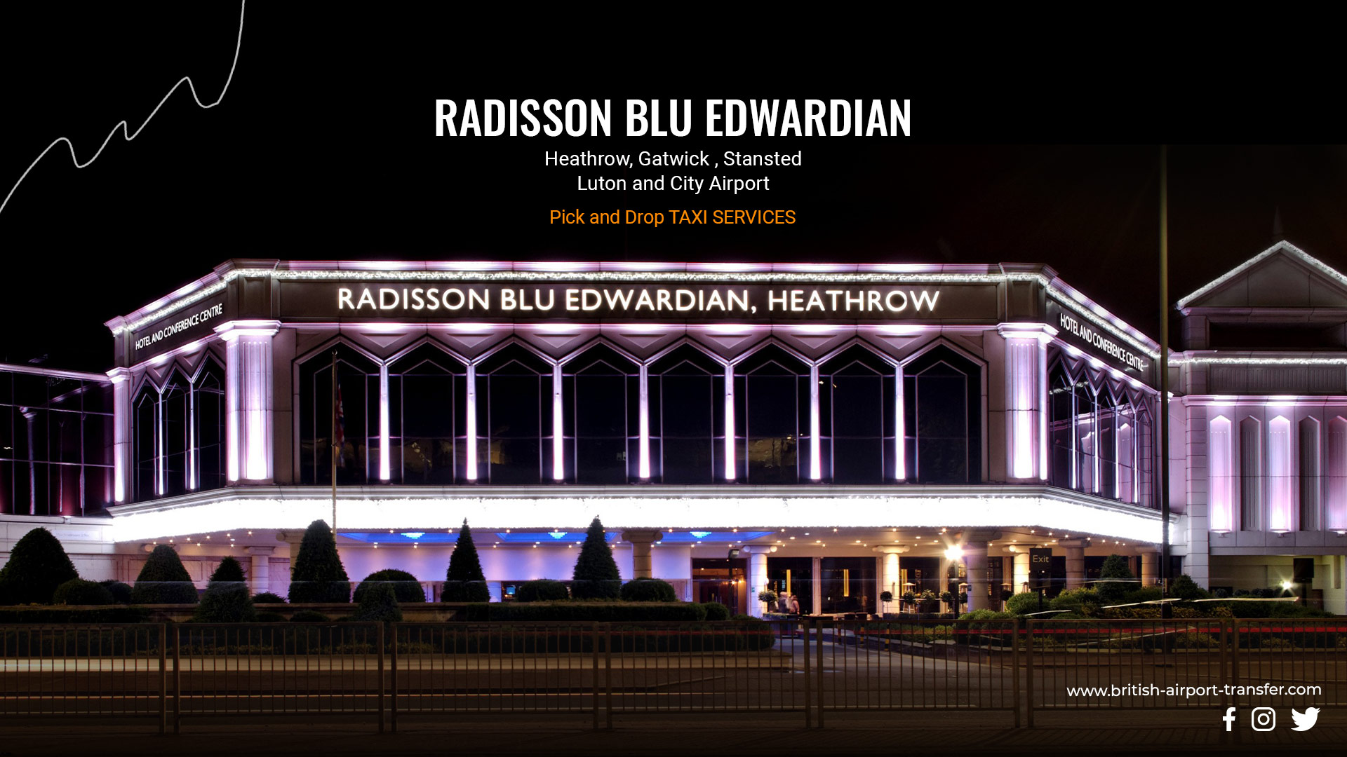 London Heathrow to Radisson Blu Edwardian, Hampshire Car Hire