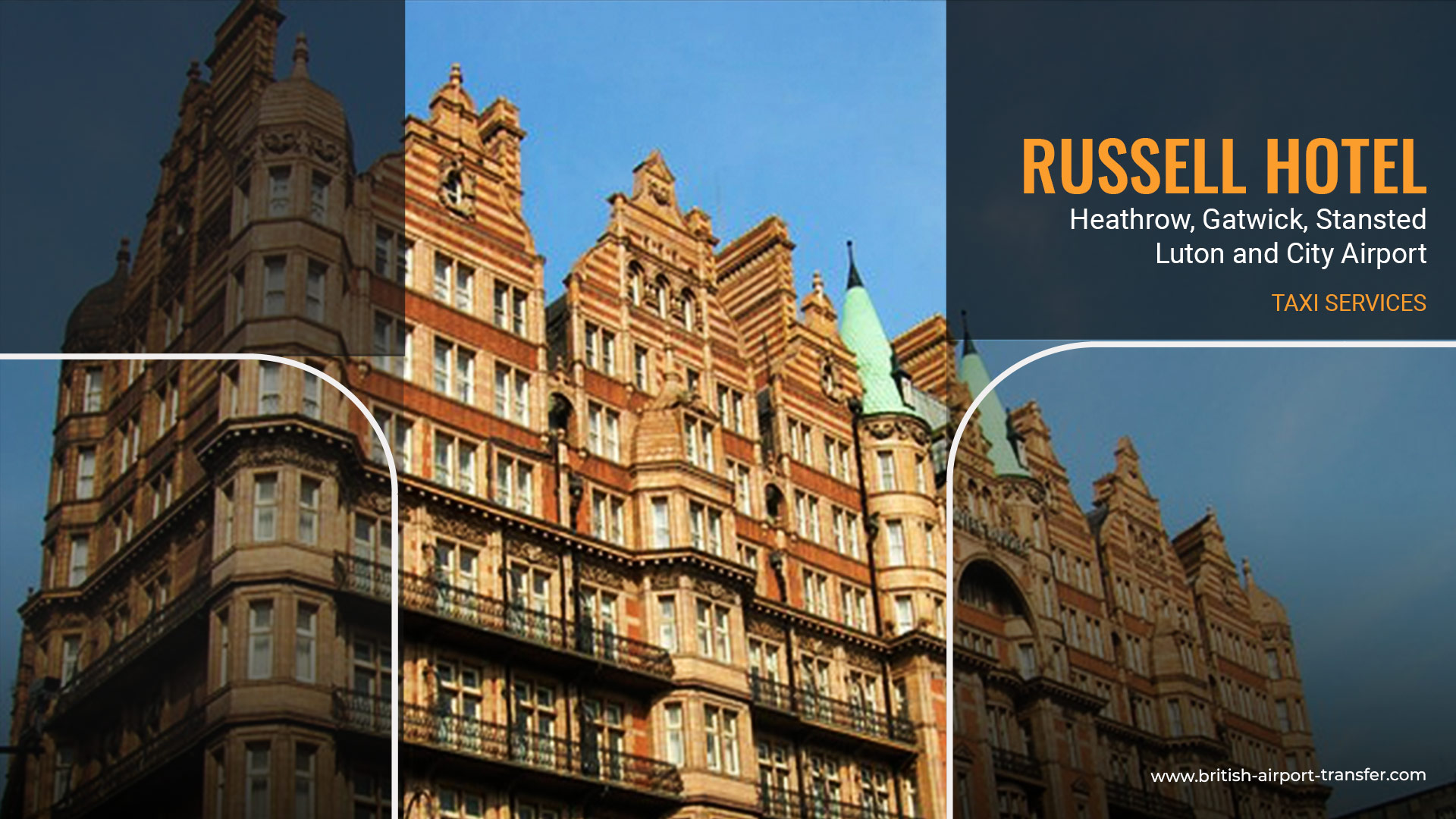 Heathrow to Hotel Russell London Taxi Hire