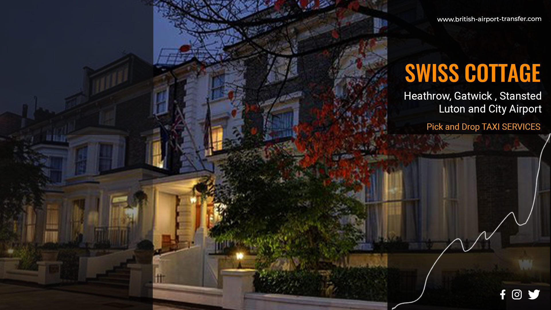 Heathrow to Swiss Cottage Hotel london Transfers