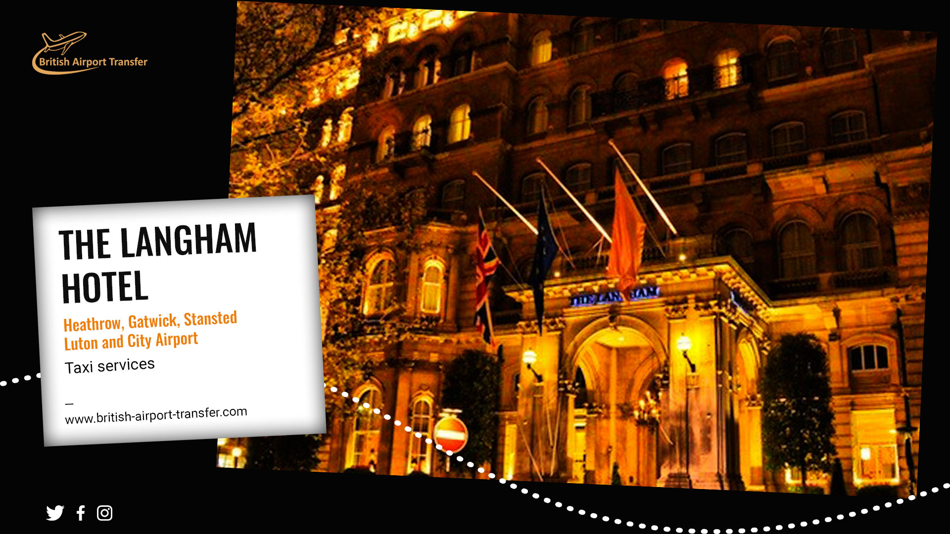 Taxi Service – The Langham Hotel , London / W1B 1JA