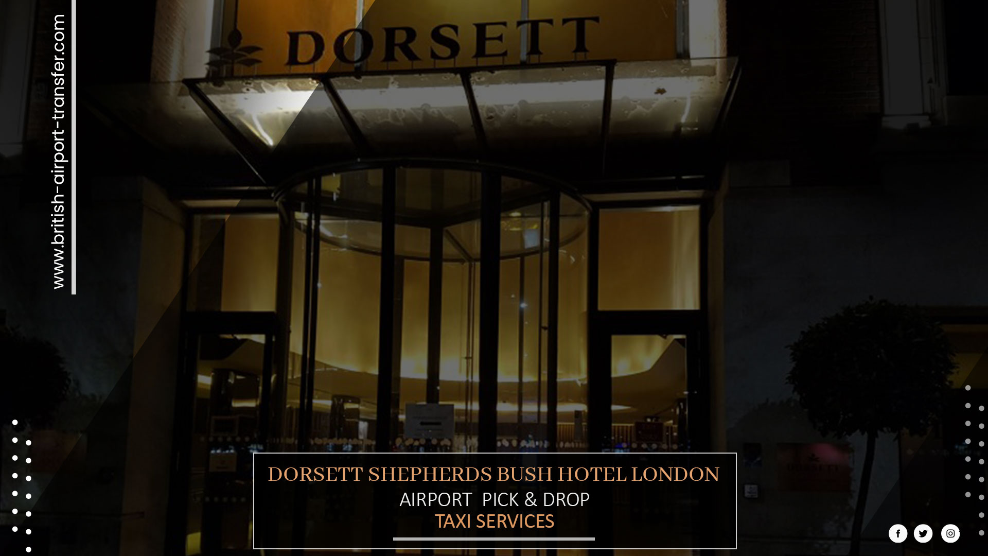Taxi Cab – Dorsett Shepherds Bush Hotel London / W12 8QE