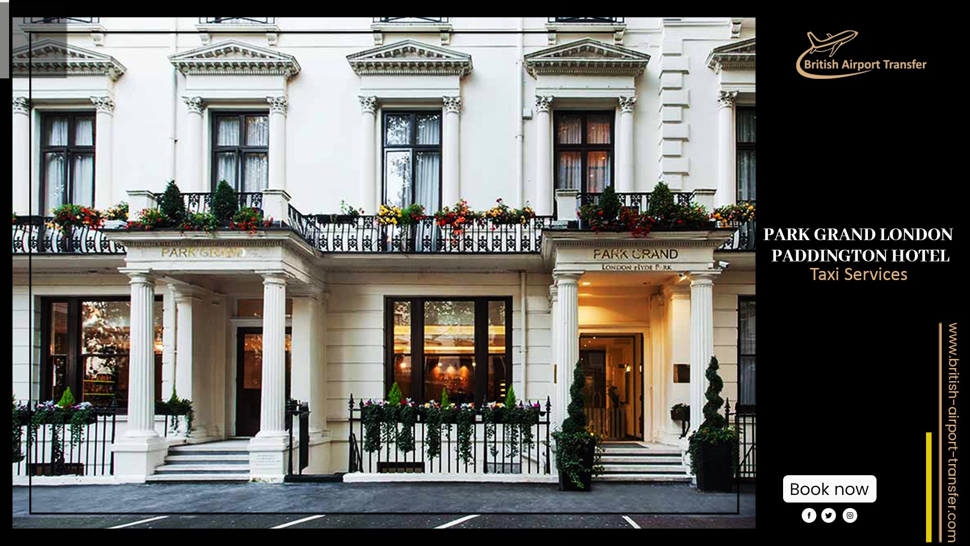 Taxi Cab – Park Grand London Paddington Hotel / W2 3BA