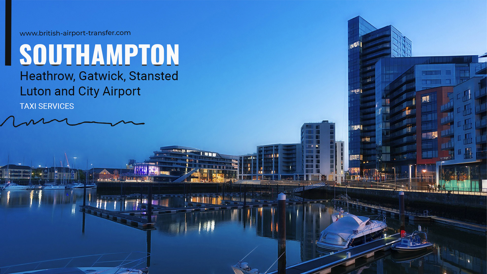 Taxi Service – Heathrow Airport to Southampton